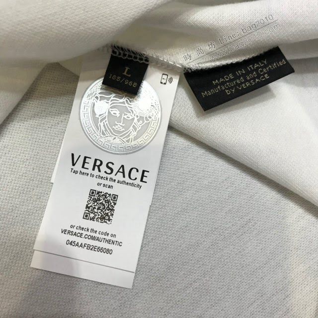 Versace男短袖 範思哲2020新款男裝 新款翻領T恤 POLO衫  tzy2488